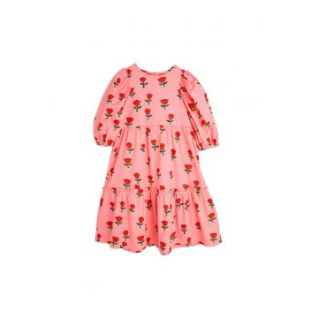 Rochie fete -  Roz - Floral