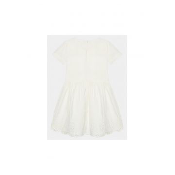 Rochie fetite -  In/Bumbac - Alb