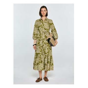 Rochie midi cu model paisley Mazekin