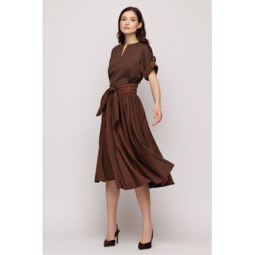 Rochie midi dama cu cordon