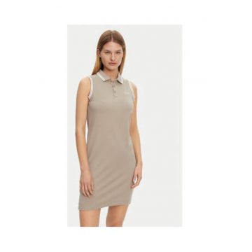 Rochie mini din amestec de bumbac organic