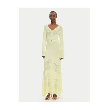 Rochie tricotata -  bej - femei -