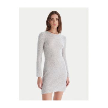 Rochie tricotata de dama  ecru