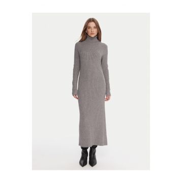Rochie tricotata de dama  gri -