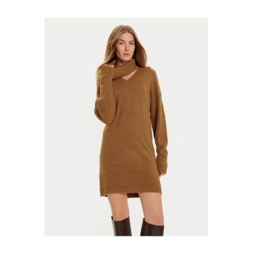 Rochie tricotata de dama  maro -