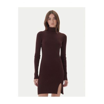 Rochie tricotata de dama  maro -