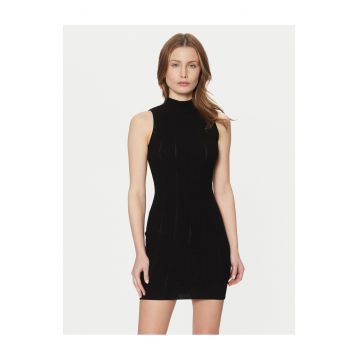 Rochie - tricotata de dama -  neagra