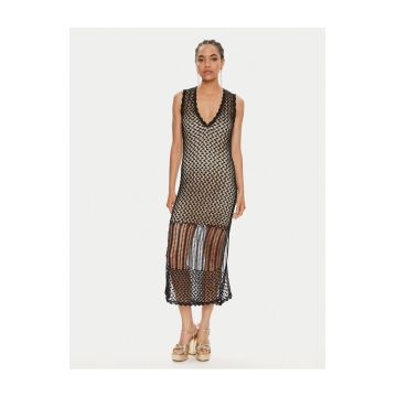 Rochie tricotata - de dama  negru