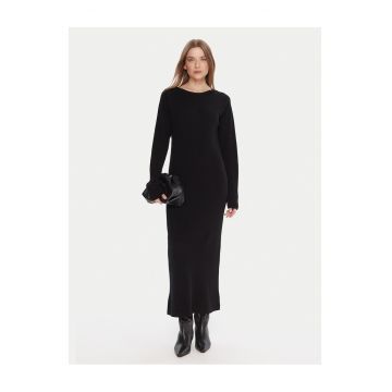 Rochie tricotata de dama  negru -