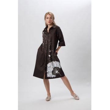 Rochie-camasa pictata manual Maroona