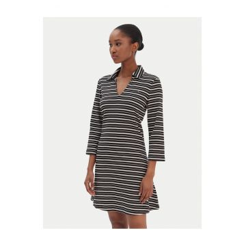 Rochie casual de dama  negru -