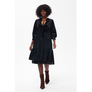 Rochie catifelata evazata Mosca