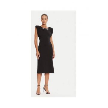 Rochie cocktail Dama -  negru - 95% poliester - 5% elastan -