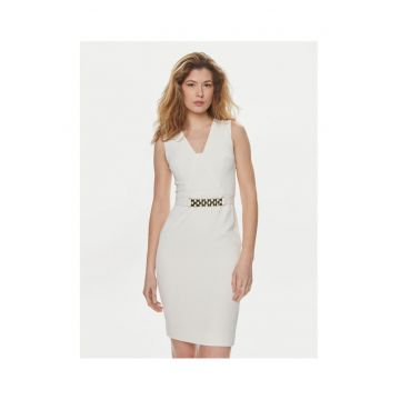 Rochie cocktail -  ecru