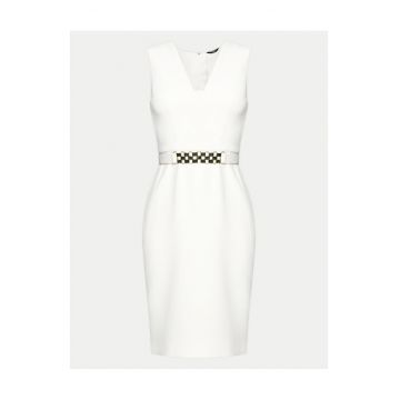 Rochie cocktail -  ecru