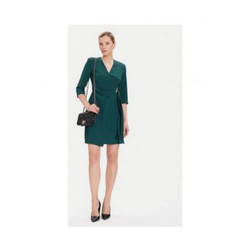 Rochie cocktail femeie -  verde - material sintetic -