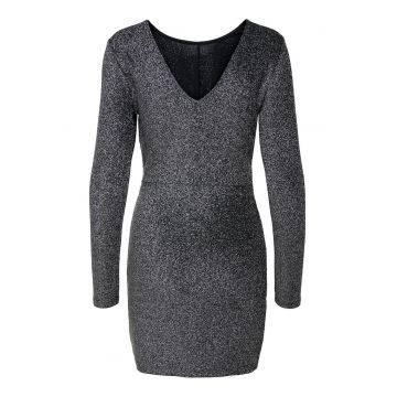 Rochie de cocktail  gri - fabrica usoara