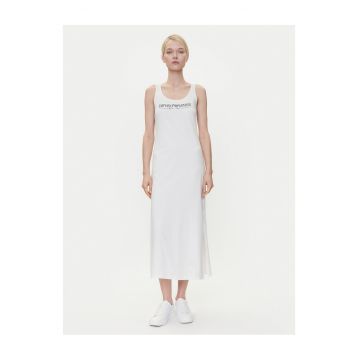 Rochie de zi -  alb - fabrica de calitate