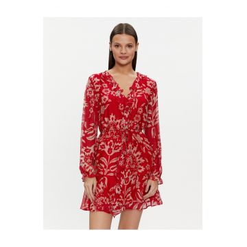 Rochie de zi pentru femei  rosu -