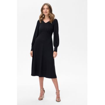 Rochie evazata cu decolteu in V Anabel