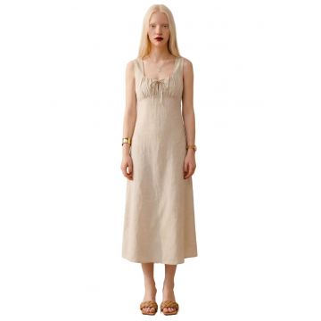 Rochie Midi -  bej natural - in
