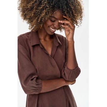 Rochie midi evazata cu buzunare Venus