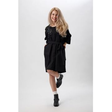 Rochie multifunctionala pictata manual cu capa Owa