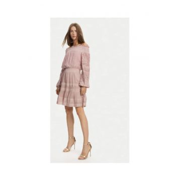 Rochie pe umeri din amestec de matase