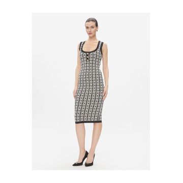 Rochie tricotata de dama  negru