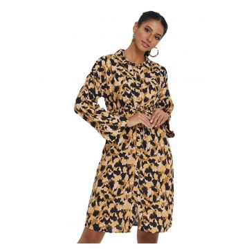 Rochie camasa Lie cu imprimeu grafic -