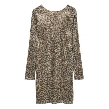 Rochie casual dama  maro - fabric moale