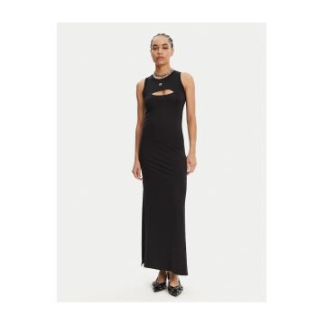 Rochie casual dama  neagra - maxi