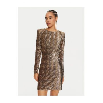 Rochie cocktail dama  auriu