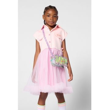 Rochie cu model 2in1 - Roz deschis