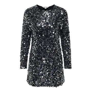 Rochie de cocktail  neagra - fabricata din material de calitate