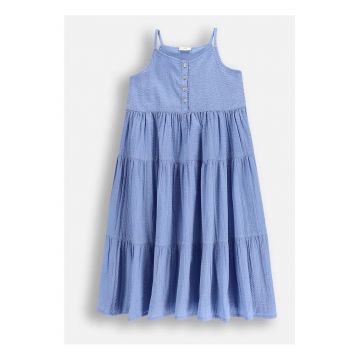 Rochie din tesatura - Albastru