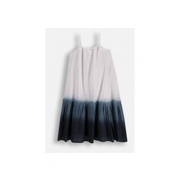 Rochie din tesatura - cod WC5128301IGJ-001 - Alb/Albastru