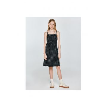 Rochie fara maneci cu imprimeu Mircesi