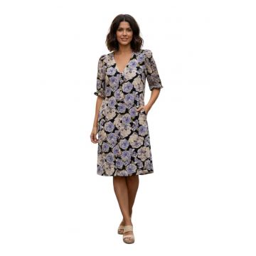 Rochie florala medie Paja -