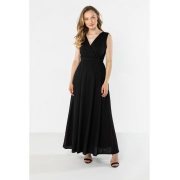 Rochie maxi dama -  in - negru