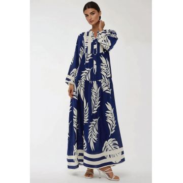 Rochie maxi - dwqfwq - Albastru marin