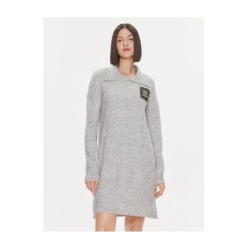 Rochie tricotata dama  culoare gri