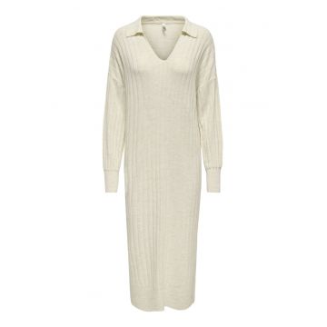 Rochie tricotata de dama -  bej - 100% acril