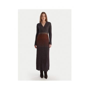 Rochie tricotata de dama  colorata - fabricata din material de calitate
