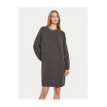 Rochie tricotata de dama  gri -