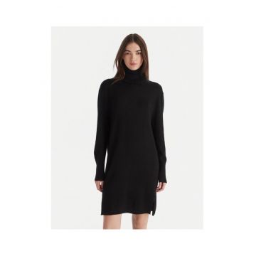 Rochie tricotata de dama  negru - dedwqf - Negru