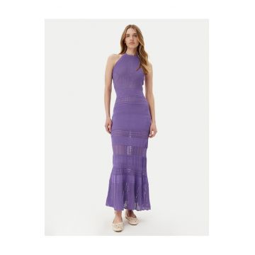 Rochie tricotata de dama  violet -