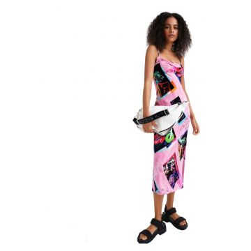 Rochie Tropic cu despicatura pe partea laterala