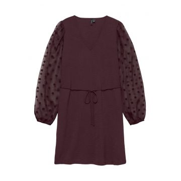 Rochie cocktail Dama -  100% poliester reciclat - Mov