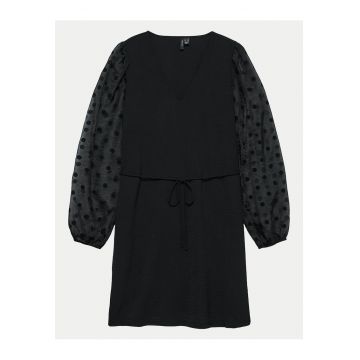 Rochie cocktail Dama -  100% poliester reciclat - Negru